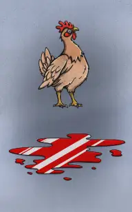 The Bird Covered in Blood