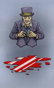 The Magician Covered in Blood