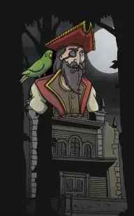The Pirate Haunting the Mansion