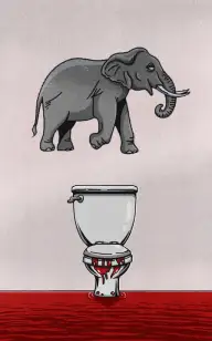 Bathroom Carnage: Kill the Elephant