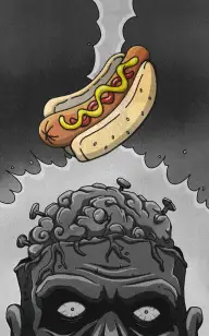 Hot Dog Brain Implants