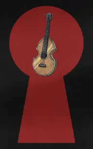 Guitar Peeping Through the Keyhole