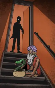 A Knife and the Snake