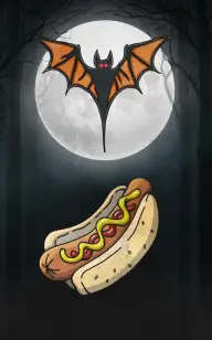 Vampire Hot Dog