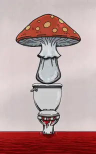 Bathroom Carnage: Kill the Mushroom
