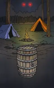 A Scary Keg in the Tent