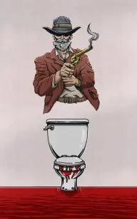 The Sheriff Flushed Away