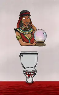 Bathroom Carnage: Kill the Crystal Ball
