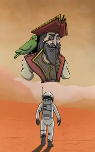 The Corsair Living on Mars