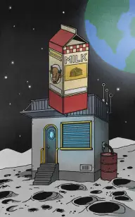 Milk Carton in Moonbase 42