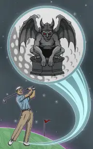 Astro Golf: Statue 3000
