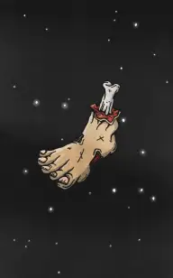 The Foot Lost in Space