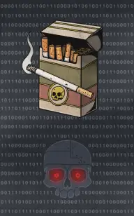 The Cigarette Computer Virus