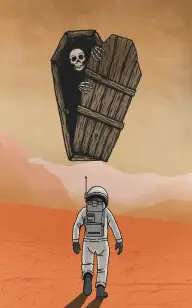The Casket Living on Mars