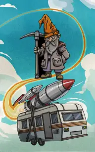 The Gnome Blast Off!