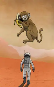 The Ape Living on Mars