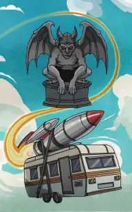 The Statue Blast Off!