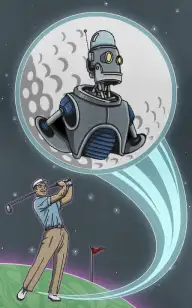 Robot Space Golf
