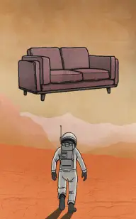 Sofa on Mars