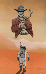 The Sheriff Living on Mars