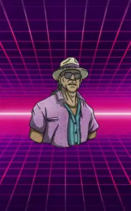 Pink Neon Uncle
