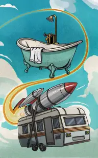 The Bathtub Blast Off!