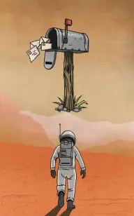 Mailbox on Mars
