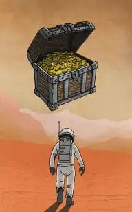 The Gold Living on Mars