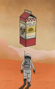 Milk on Mars