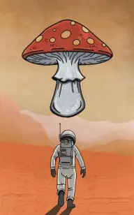Mushroom on Mars