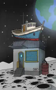 Boat on the Moon