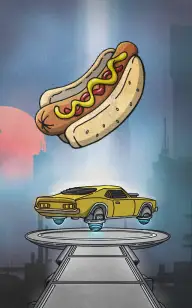 The Hot Dog Space Racer