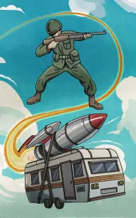 The Marine Blast Off!