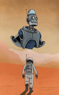 Robot on Mars