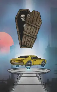 The Coffin Space Racer