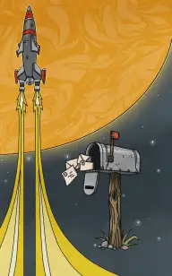 The Letter Through Space