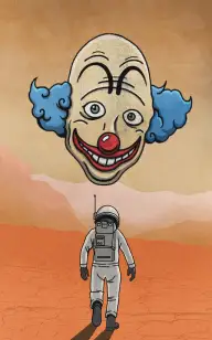 The Comedian Living on Mars