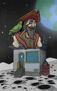 Pirate on the Moon