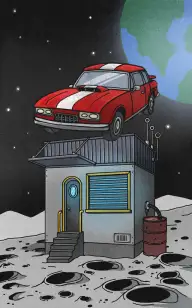 Race Car in Moonbase 42