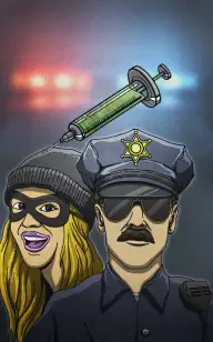 Officer! Let My Syringe Go!