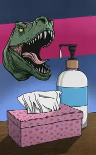 Keeping My T-rex Oiled Up