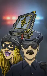 Officer! Let My Spellbook Go!