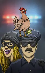 Officer! Let My Rooster Go!