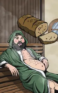 Sexy Loaf in the Sauna