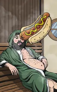 Sweaty Hot Dog Action