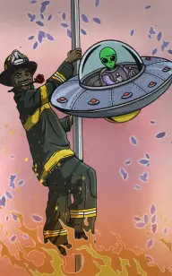 Flaming Hot Spaceship