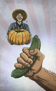 Squeezing Pumpkin