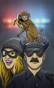 Officer! Let My Chimp Go!
