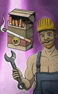 The Builder's Big Cigarette