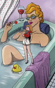 Dripping on the Waitress